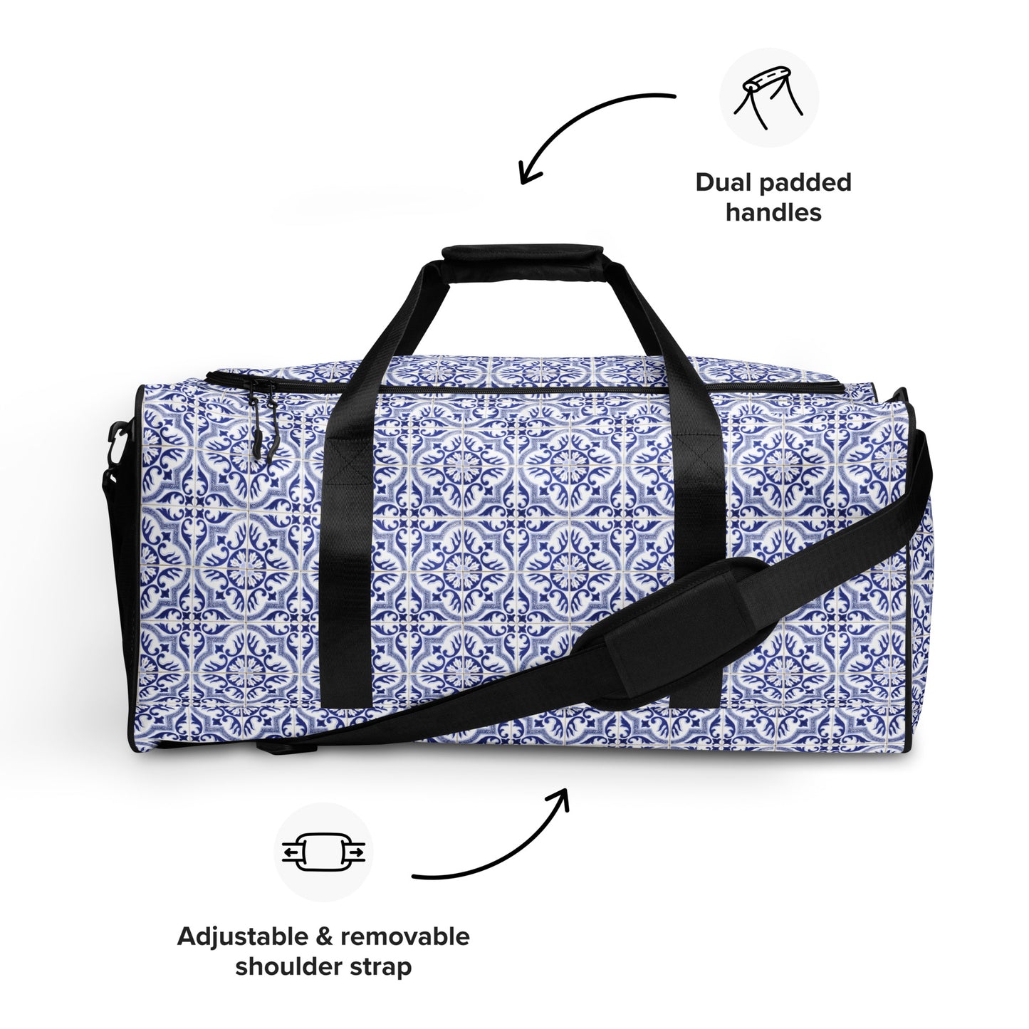 Nostalgic Tiles Duffle bag