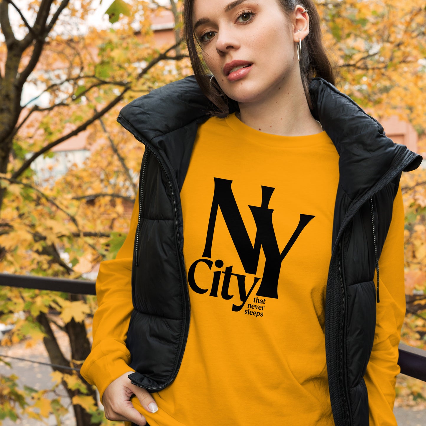 NY City that never sleeps Unisex Long Sleeve Tee